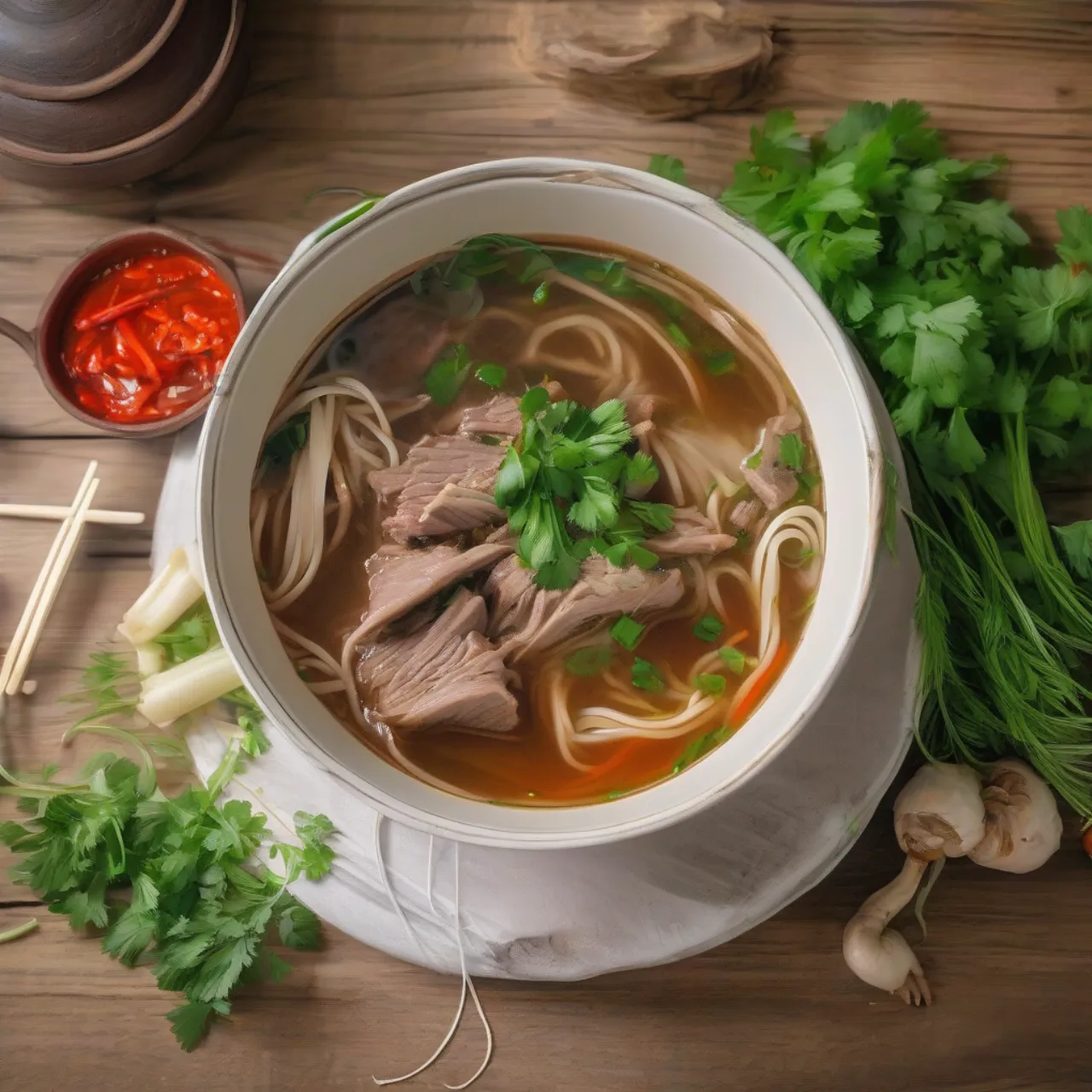 Vụn Bánh Mì Chan Canh Thịt Cừu Tân Cương: Món Ngon Đậm Đà Hương Vị Trung Hoa